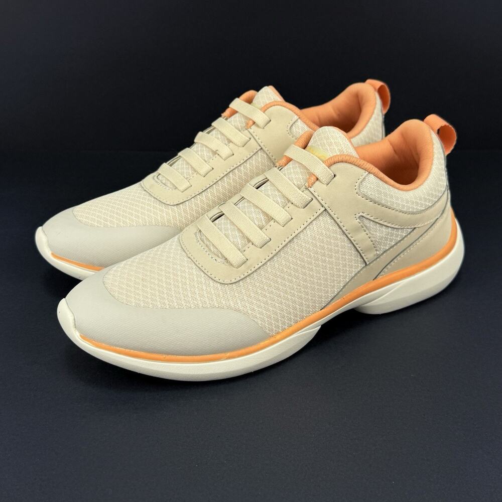 Vionic Vortex Krisha Women’s 9 Cream Peach Sneakers Comfort Shoes Excellent